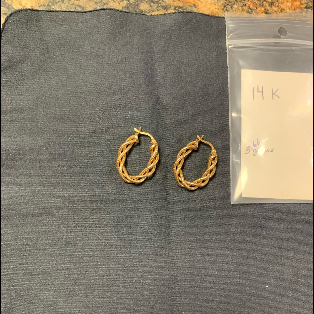 14k gold earrings